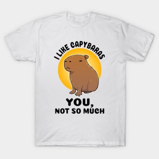 I like capybaras You not so much Capybara T-Shirt